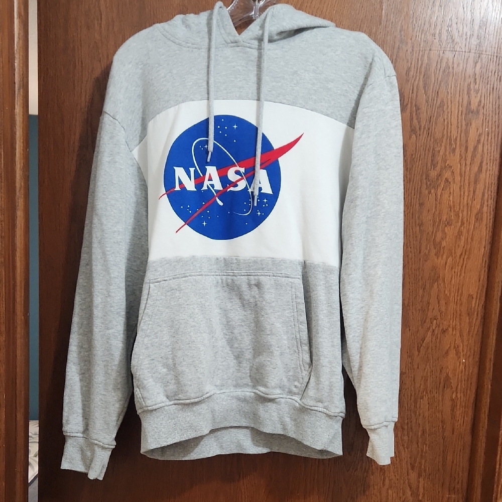 NASA Gray Hoodie for Men